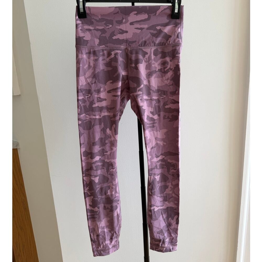Lululemon Wunder Under Purple Camo Leggings Size 6